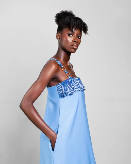 Sika Maxi - Blue Midi